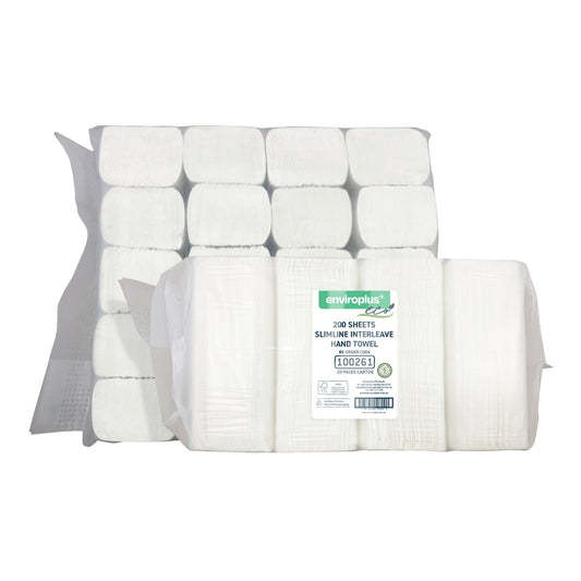 Enviroplus Slimline Interleaved Hand Towel Eco Carton 4000