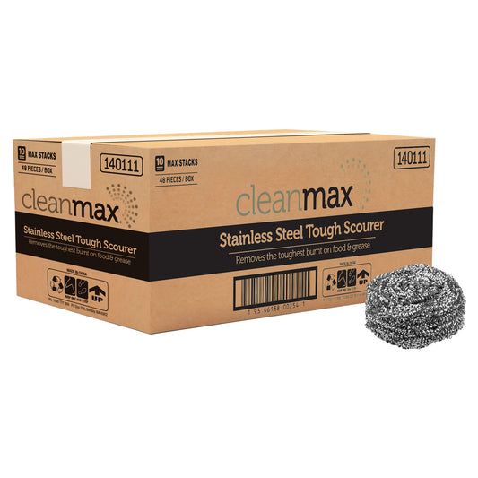 Cleanmax Scourer Stainless Steel 50gm Each