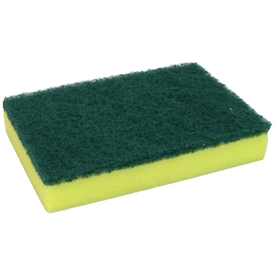 Cleanmax Sponge Scourer Green — 100 x 150mm