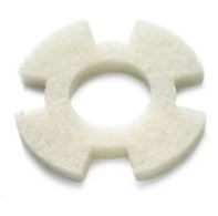 I-Mop XL Polishing Pads — K.20.72.0213.2, White, Set of 2