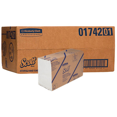 Scott Interfold Paper Towel 1742 — 26.6 x 23cm, 250 Sheet, 4000 Pack