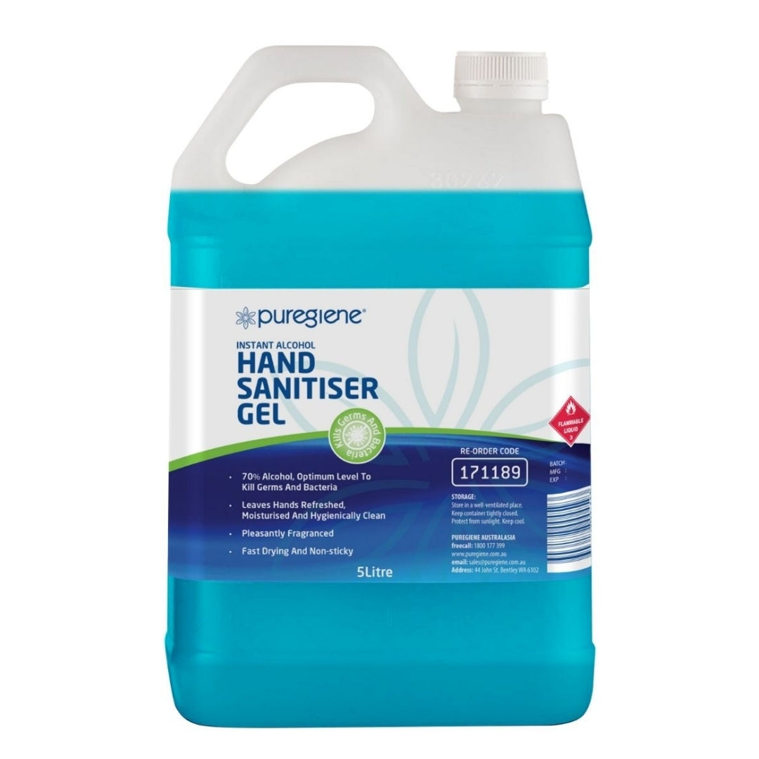 Puregiene Hand Sanitiser Alcohol Gel — 5L