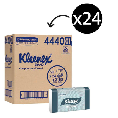 Kleenex Paper Towel Compact — 4440, 90 Sheets, Carton of 2160
