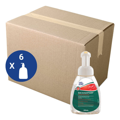 Deb Instant Foam Hand Sanitiser — 250ml, Carton of 6