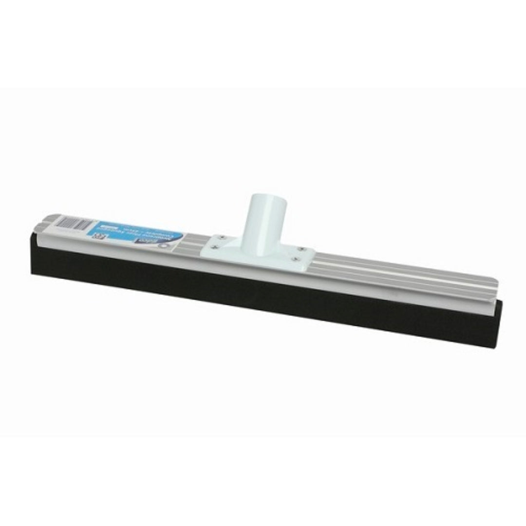 Oates Aluminium Floor Squeegee — Neoprene Rubber, White, 450mm