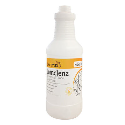 Cleanmax Spray Bottle Lemclenz — 750ml (No Trigger)