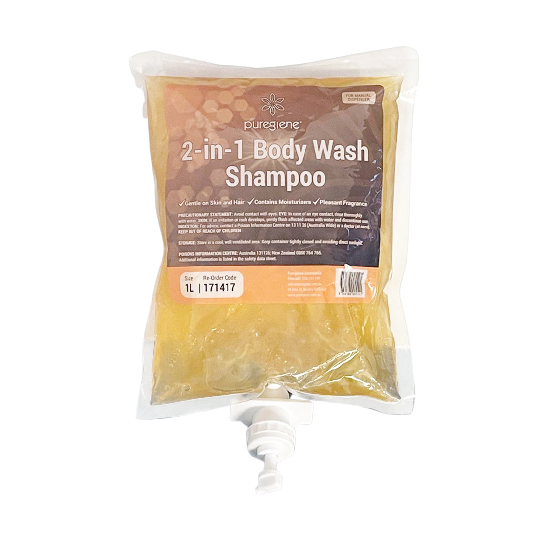 Puregiene Bodywash/Shampoo Refill 1L Carton 8