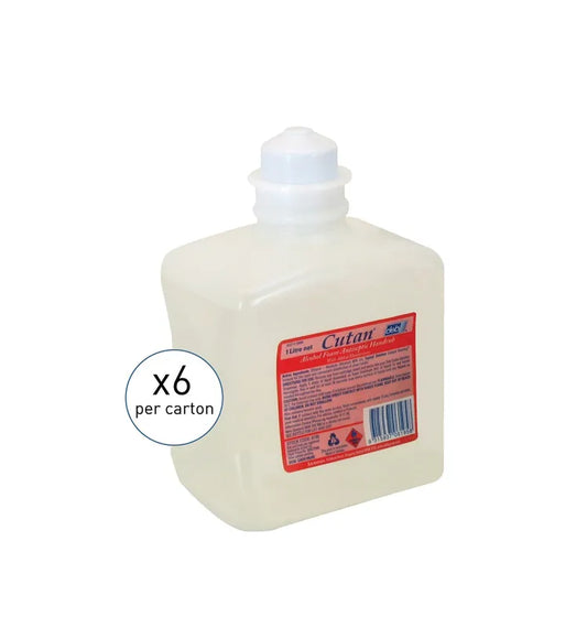 Deb Alcohol Foam Sanitiser Cutan 1L Carton 6