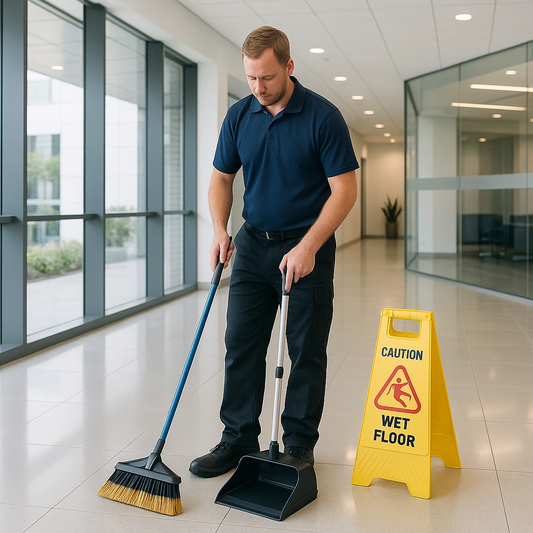 Commercial Broom and Dustpan — Guide for Facility Managers
