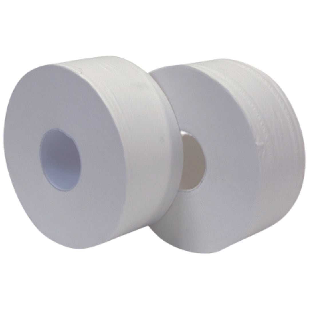 Puregiene Jumbo Toilet Tissue Virgin — 2 Ply, 300m, Carton of 8