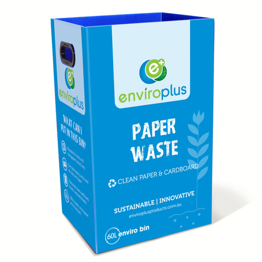 Enviroplus Envirobin Paper Waste Blue 60L Each