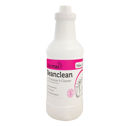 Cleanmax Spray Bottle Only (No Trigger) Beanclean 750ml Each
