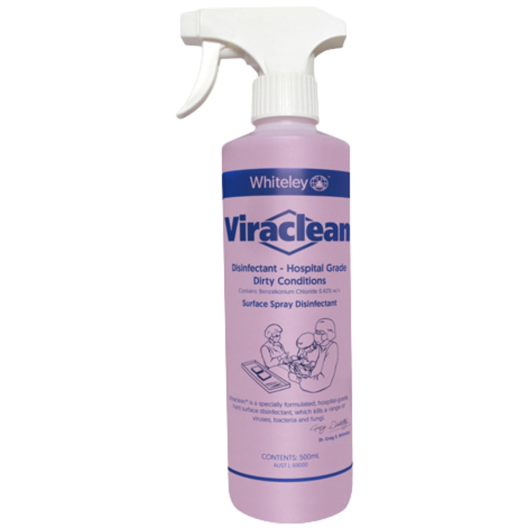 Viraclean Hospital Grade Disinfectant Spray 500ml Each