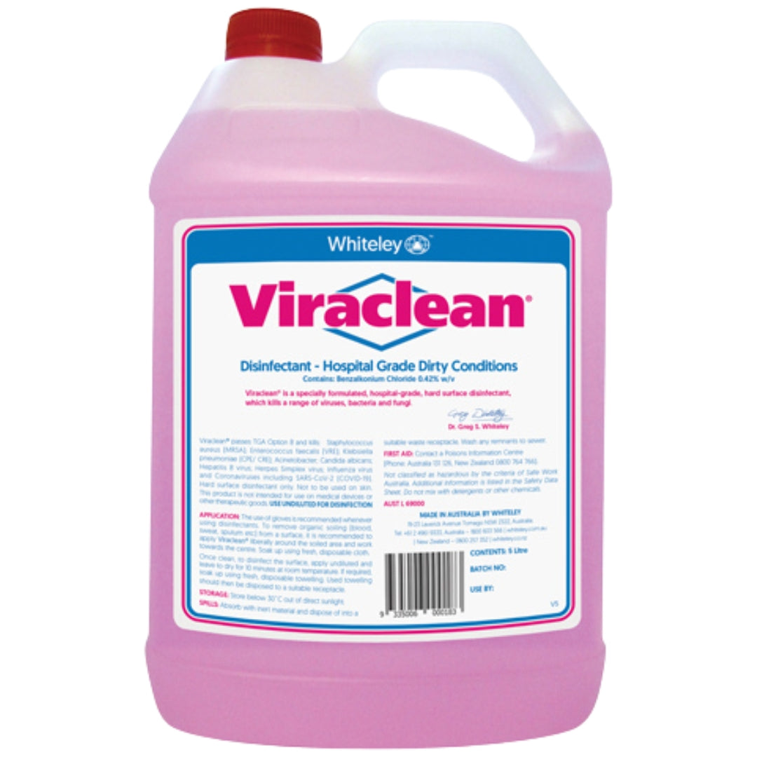 Viraclean Hospital Grade Disinfectant 5L Each