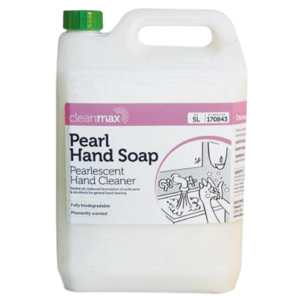 Cleanmax Hand Soap Pearl White 5L Each