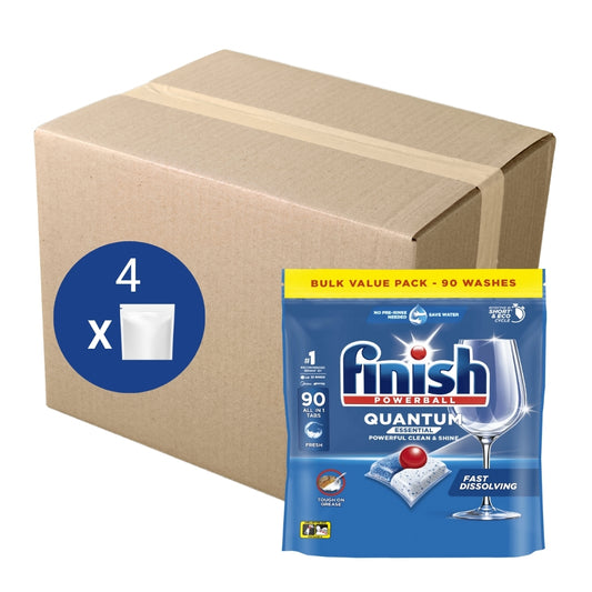 Finish Dishwasher Tablets Powerball Quantum Essential Fresh Pack 90