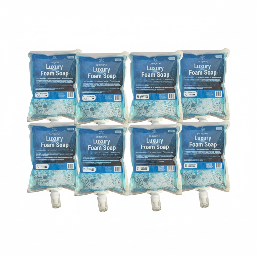 Puregiene Luxury Foam Soap Refill — 1L, Carton of 8