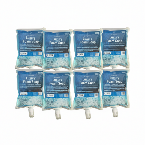 Puregiene Luxury Foam Soap Refill 1L Carton 8