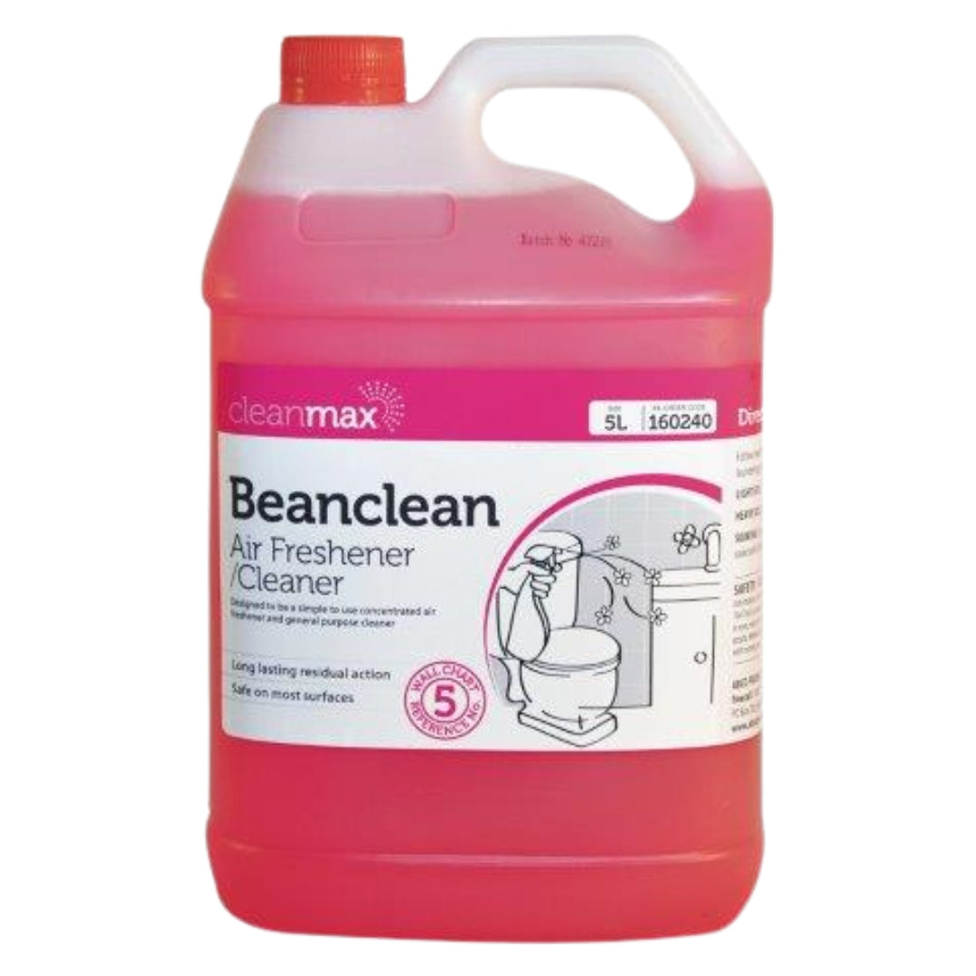 Cleanmax Air Freshener/Cleaner Beanclean 5L Each