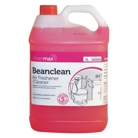 Cleanmax Air Freshener/Cleaner Beanclean 5L Each