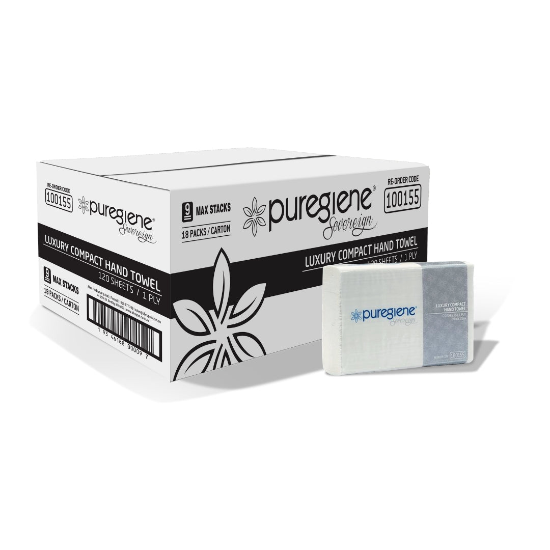 Puregiene Puregiene Compact Interleaved Hand Towel Sovereign | Matthews Cleaning