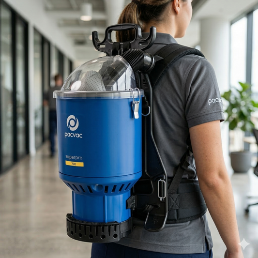 Pacvac Superpro 700 Backpack Vacuum — Commercial HEPA