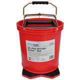 Cleanmax Mop Wringer Bucket Contractor Red