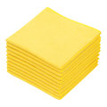 10 Pack Cleanmax Microfibre Cloth Premium Yellow Each