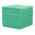 Cleanmax Microfibre Cloth Premium Green — 10 Pack