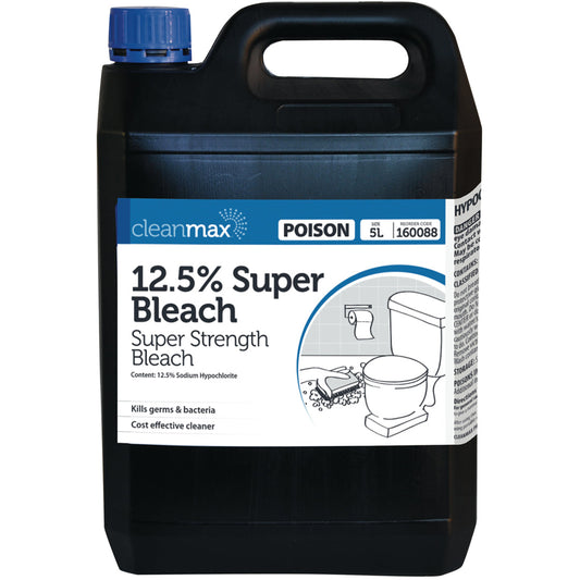 Cleanmax Bleach 12.5% 5L Each