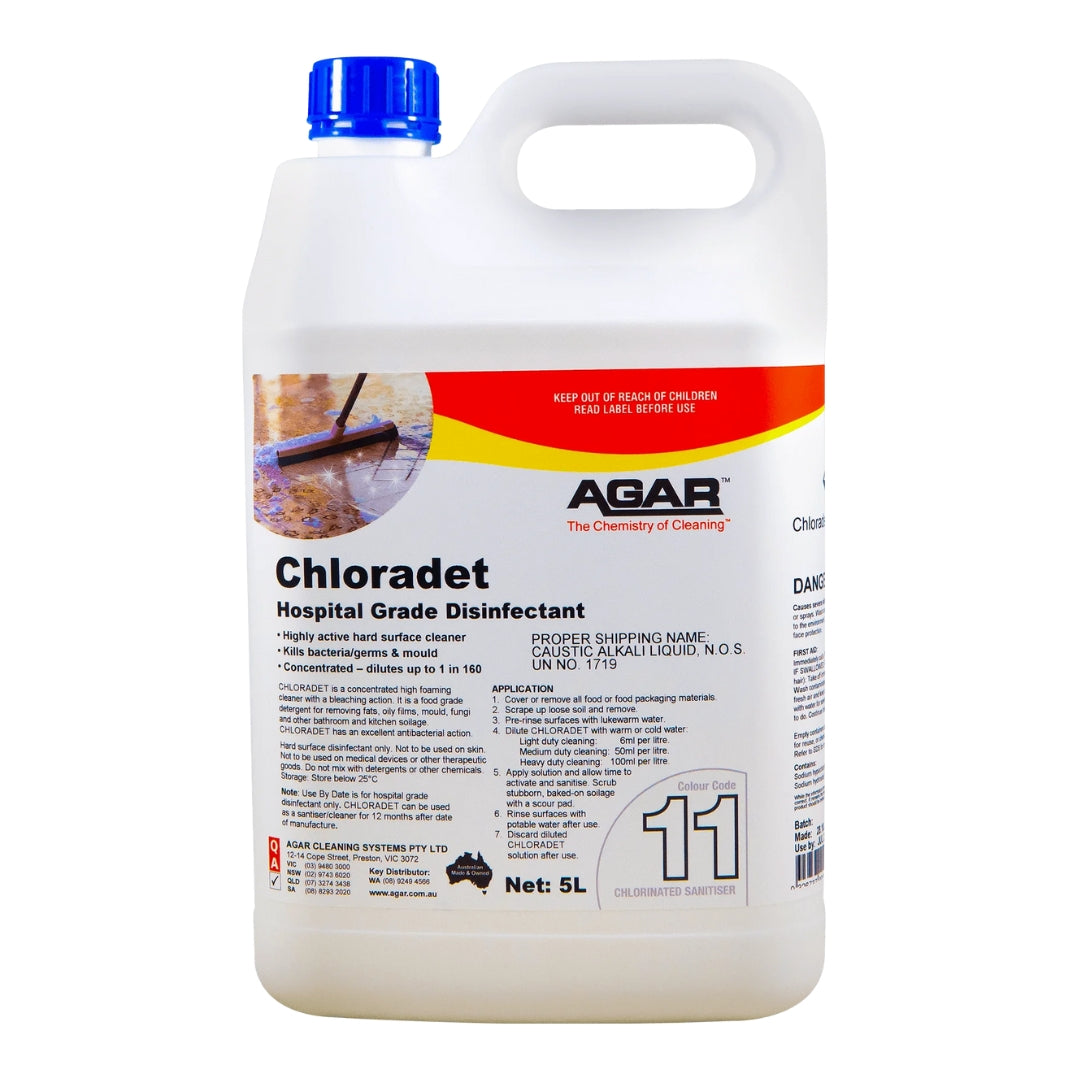 Agar Hospital Grade Disinfectant Chloradet — 5L