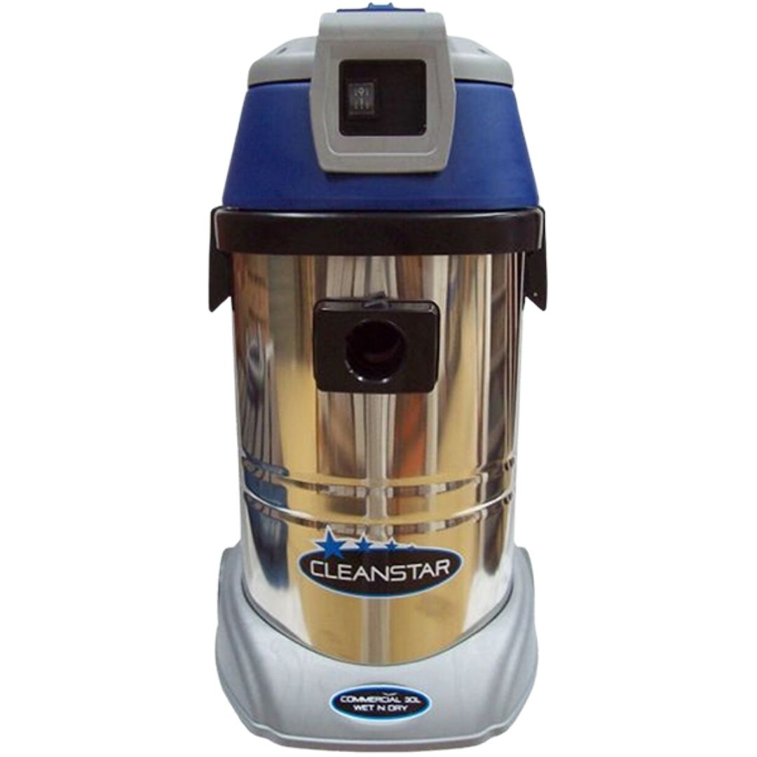 Cleanstar Commercial Wet & Dry Vacuum Stainless Steel 30L Each