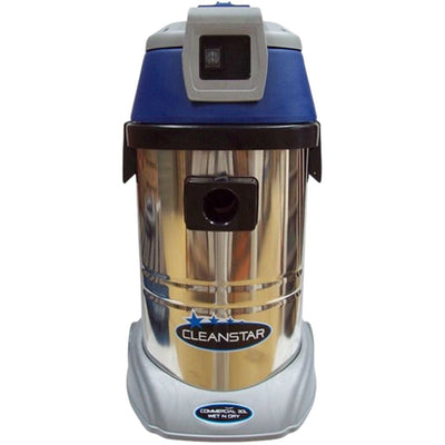 Cleanstar Commercial Wet & Dry Stainless Steel Vacuum — 30L