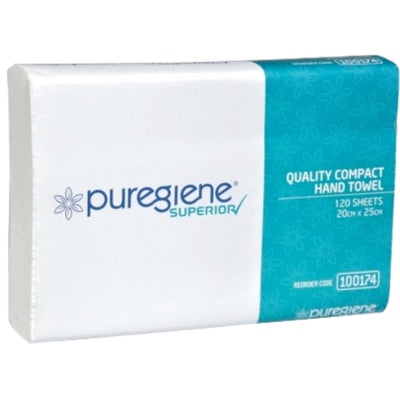 Puregiene Compact Hand Towel Superior — Carton of 2400