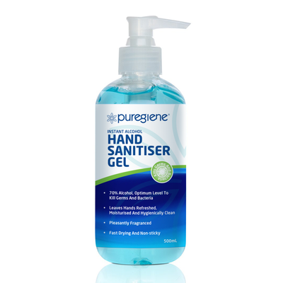Puregiene Hand Sanitiser Alcohol Gel — 500ml