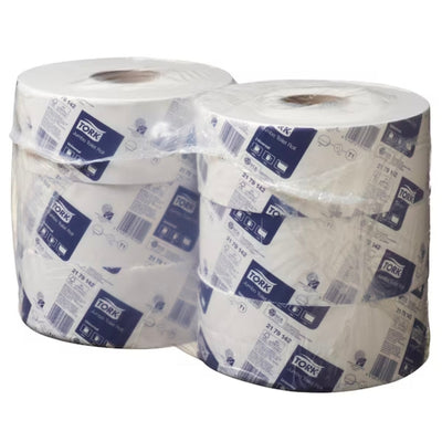 Tork Jumbo Toilet Tissue Universal — 1 Ply, 600m, Carton of 6