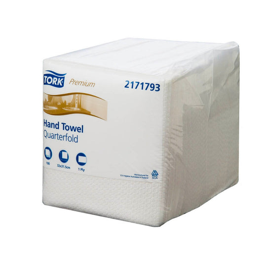 Tork Hand Towel Quarterfold Carton 400