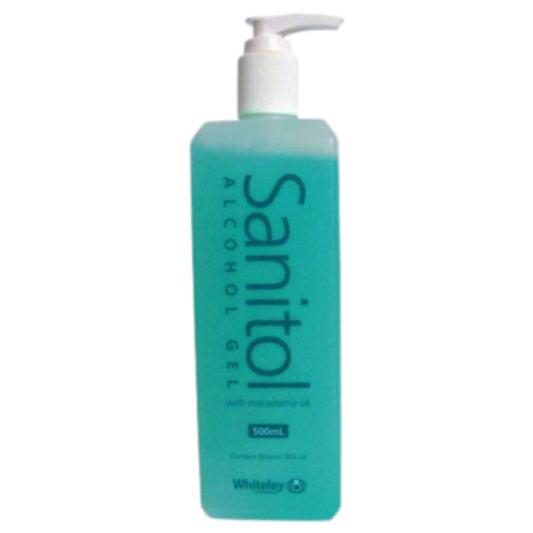 Sanitol Alcohol Hand Sanitiser Gel 500ml Each