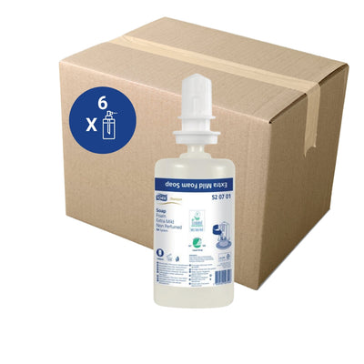 Tork Extra Mild Foam Soap S4 — 1L, Carton of 6
