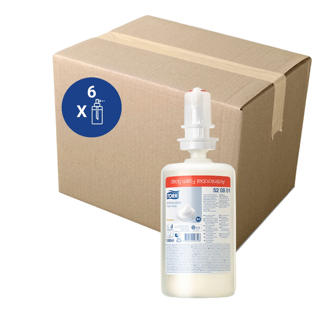 Tork Antimicrobial Foam Soap S4 1L Each