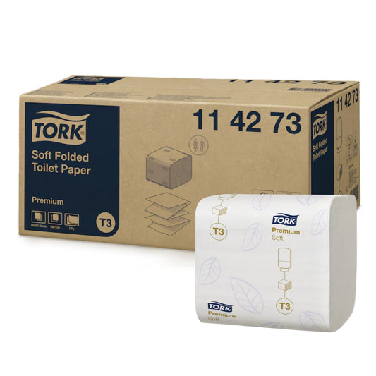 Tork Soft Folded Toilet Paper Premium 2ply 252 Sheets Carton 30