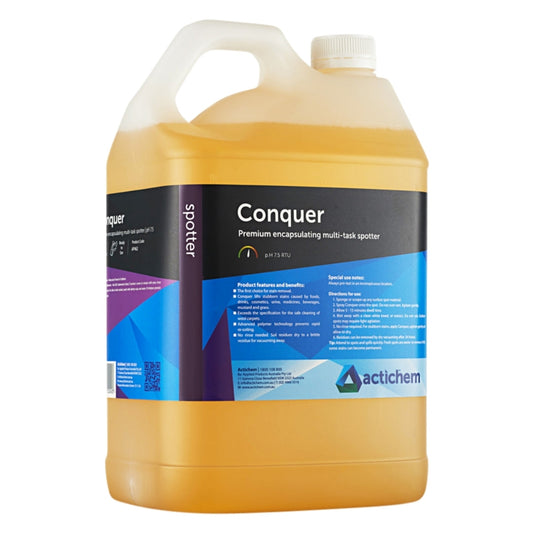 Actichem Carpet Stain Remover Conquer 5L Each (Originally GP Maxispotter)