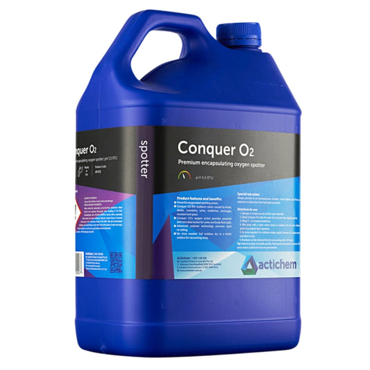 Actichem Encapsulating Carpet Stain Remover Conquer O2 5L Each (Originally GP Maxispotter 02)