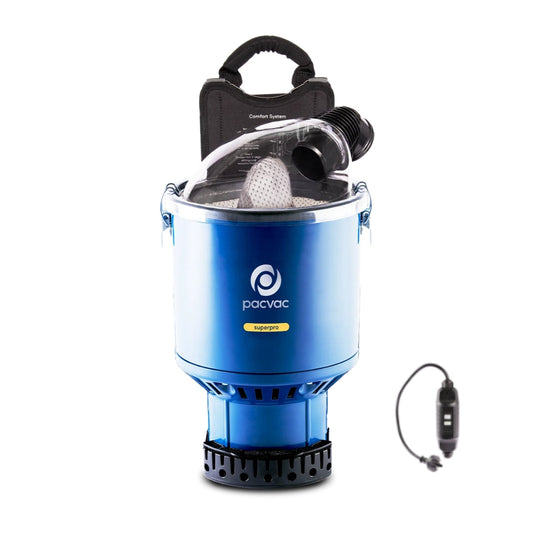 Pacvac Backpack Vacuum Cleaner Superpro Each  (Includes Inline RCD)