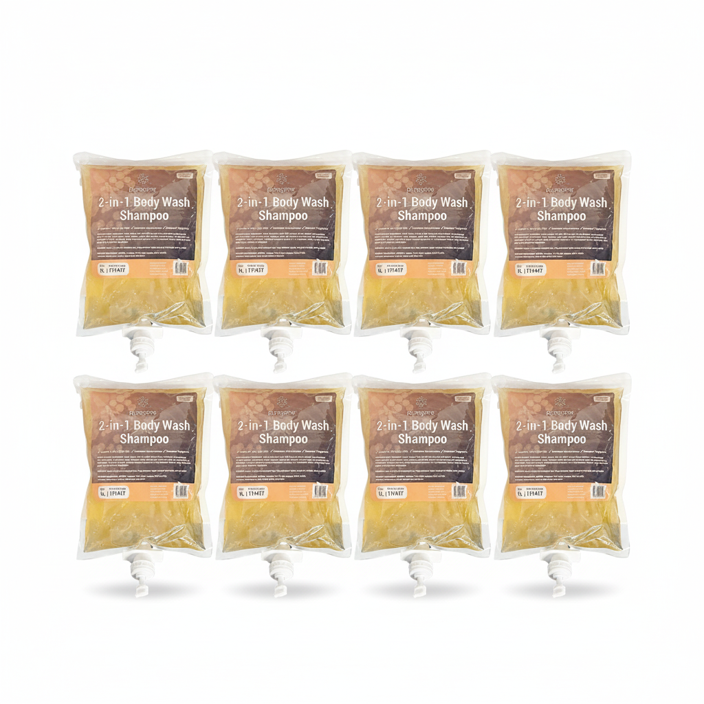 Puregiene Bodywash/Shampoo Refill — 1L, Carton of 8