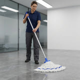 Puregiene Round Microfibre Mop — Blue, 350g