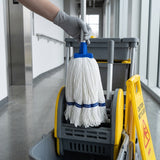 Puregiene Round Microfibre Mop — Blue, 350g