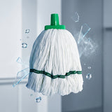 Puregiene Round Microfibre Mop — Green, 350g