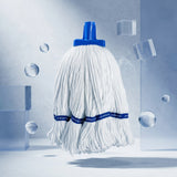Puregiene Round Microfibre Mop — Blue, 350g