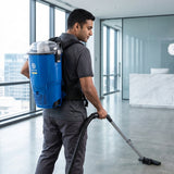 Pacvac Velo Corded Backpack Vacuum — Lightweight Commercial HEPA
